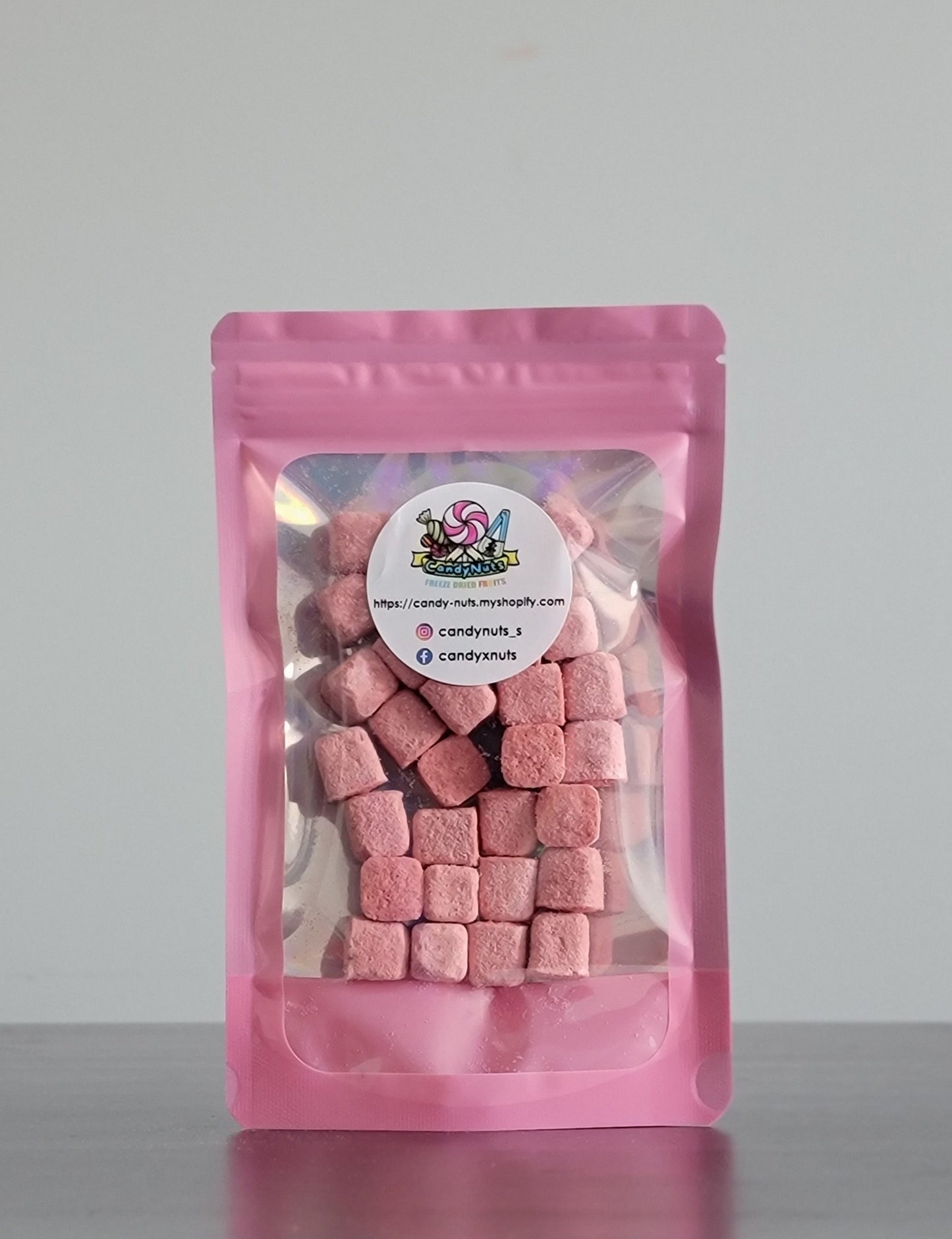 Freeze Dried Strawberry Yogurt without added sugar.