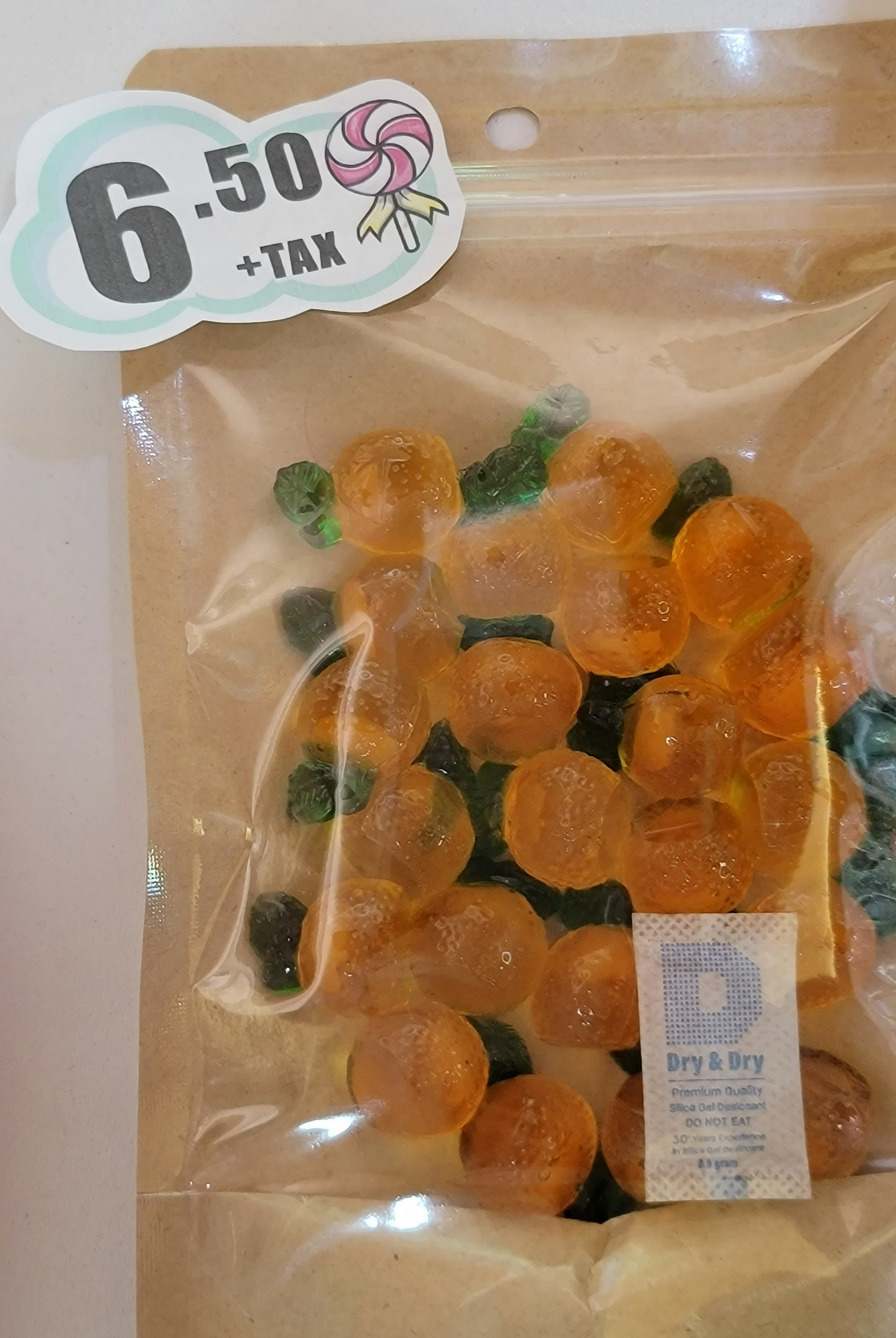 4D Gummy Oranges.